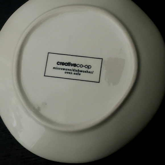 O monogram plate floral pattern - Picture 5 of 7